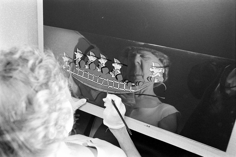 Illustration for article titled 12 Rare Flintstones Production Shots From the Golden Age of Animation